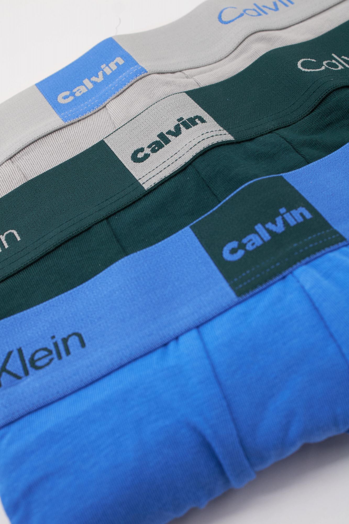 CALVIN KLEIN LOW RISE TRUNK 3PK en color AZUL (2)