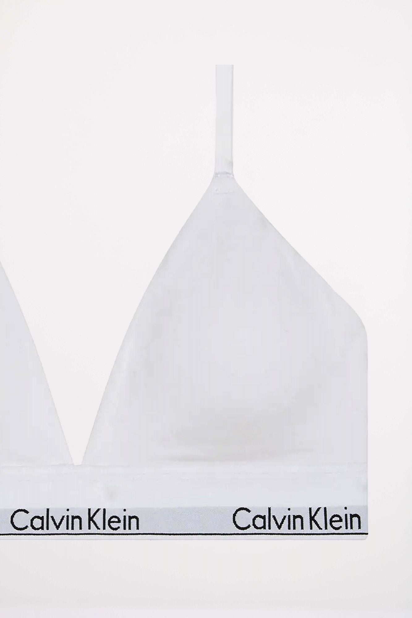 CALVIN KLEIN LIGHTLY LINED TRIANGLE BRALETTE en color BLANCO (3)