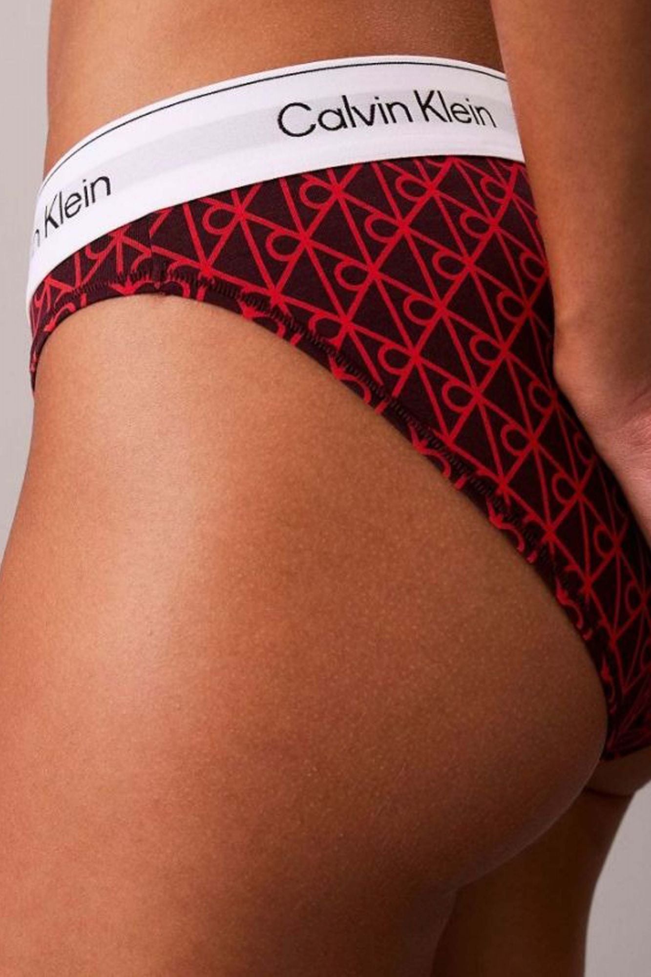 CALVIN KLEIN ICON COTTON MODAL BIKINI BRIEF en color ROJO (2)