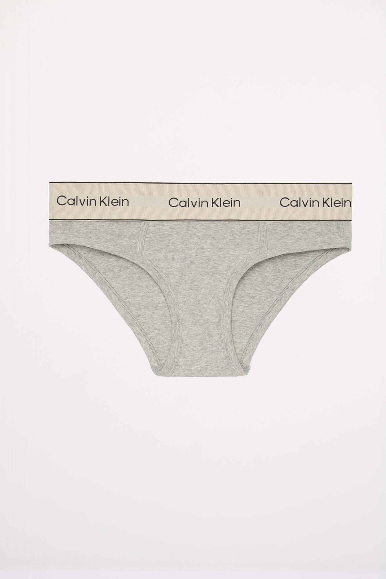 CALVIN KLEIN HERITAGE COTTON BIKINI BRIEF en color GRIS (1)