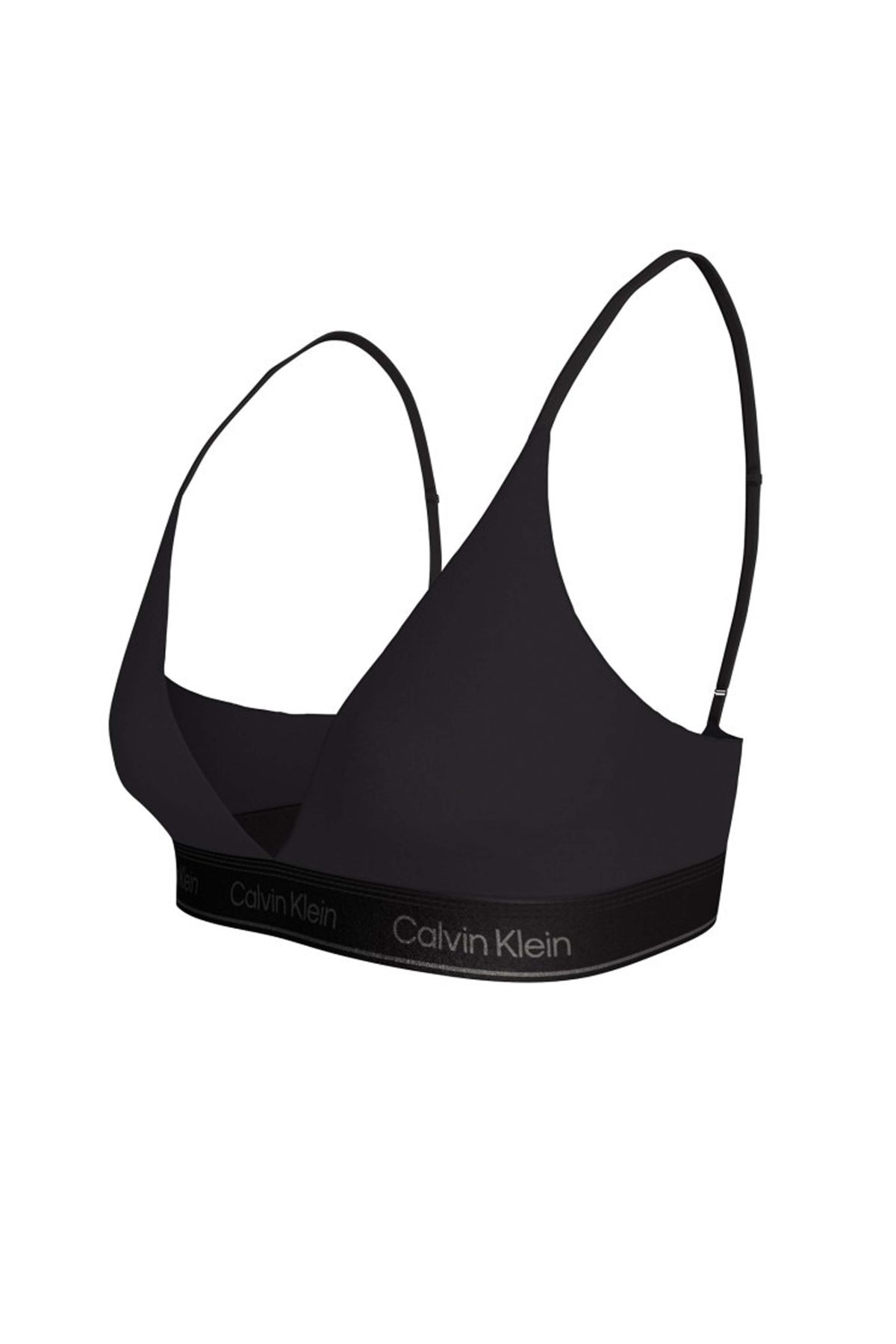 CALVIN KLEIN LIGHTLY LINED TRIANGLE en color NEGRO (3)