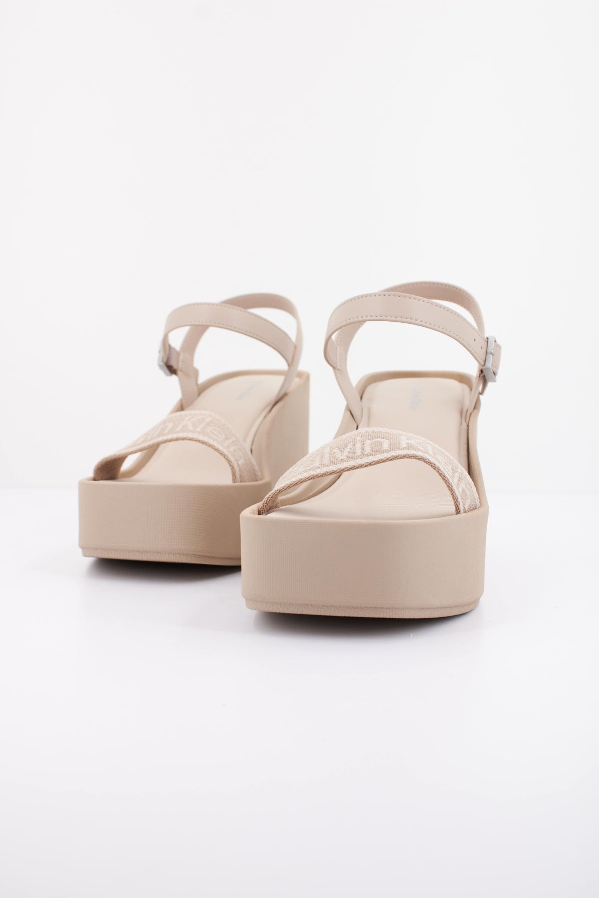 CALVIN KLEIN WEDGE 70 SNDL WEBBING LT en color BEIS (2)