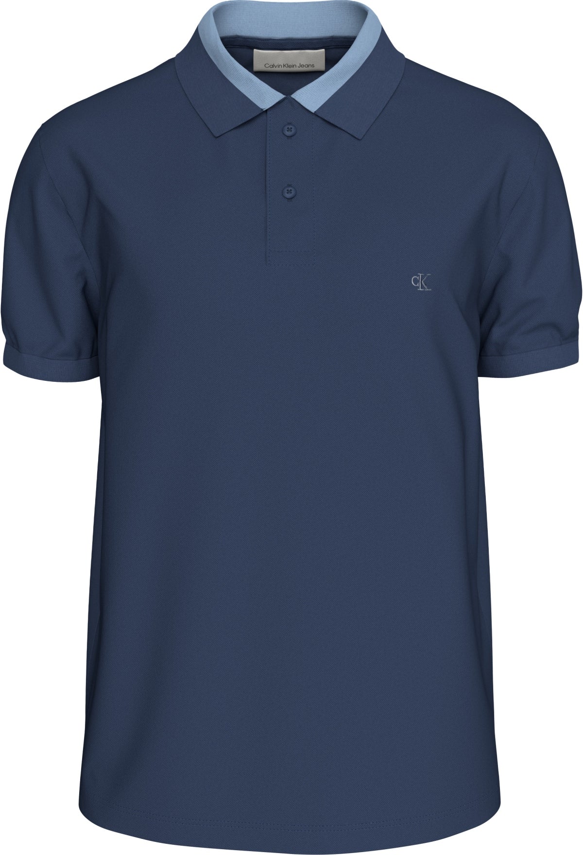CALVIN KLEIN LV04RG234G CASUAL PIQUE COLLAR BLOC en color AZUL (1)