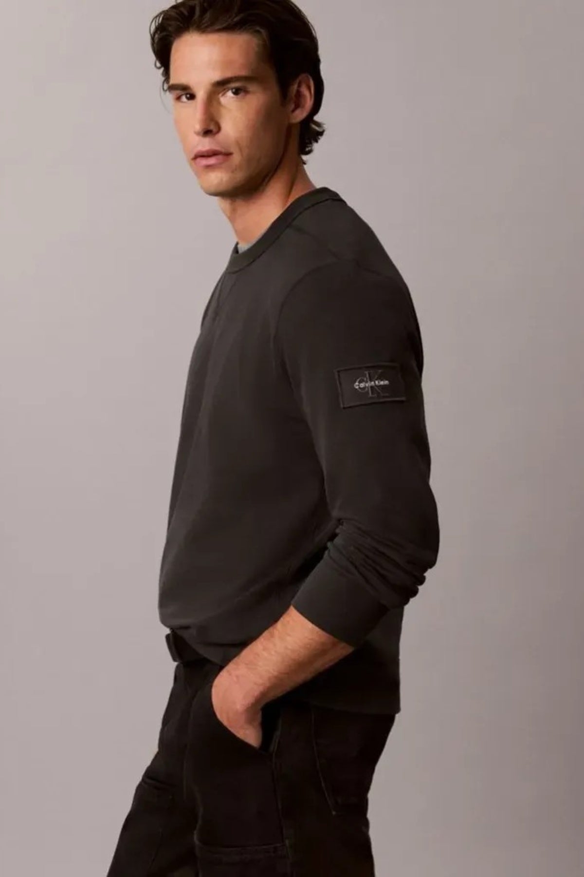CALVIN KLEIN LV04RJ200G 350TERRY BADGE CN SWEATS en color (4)