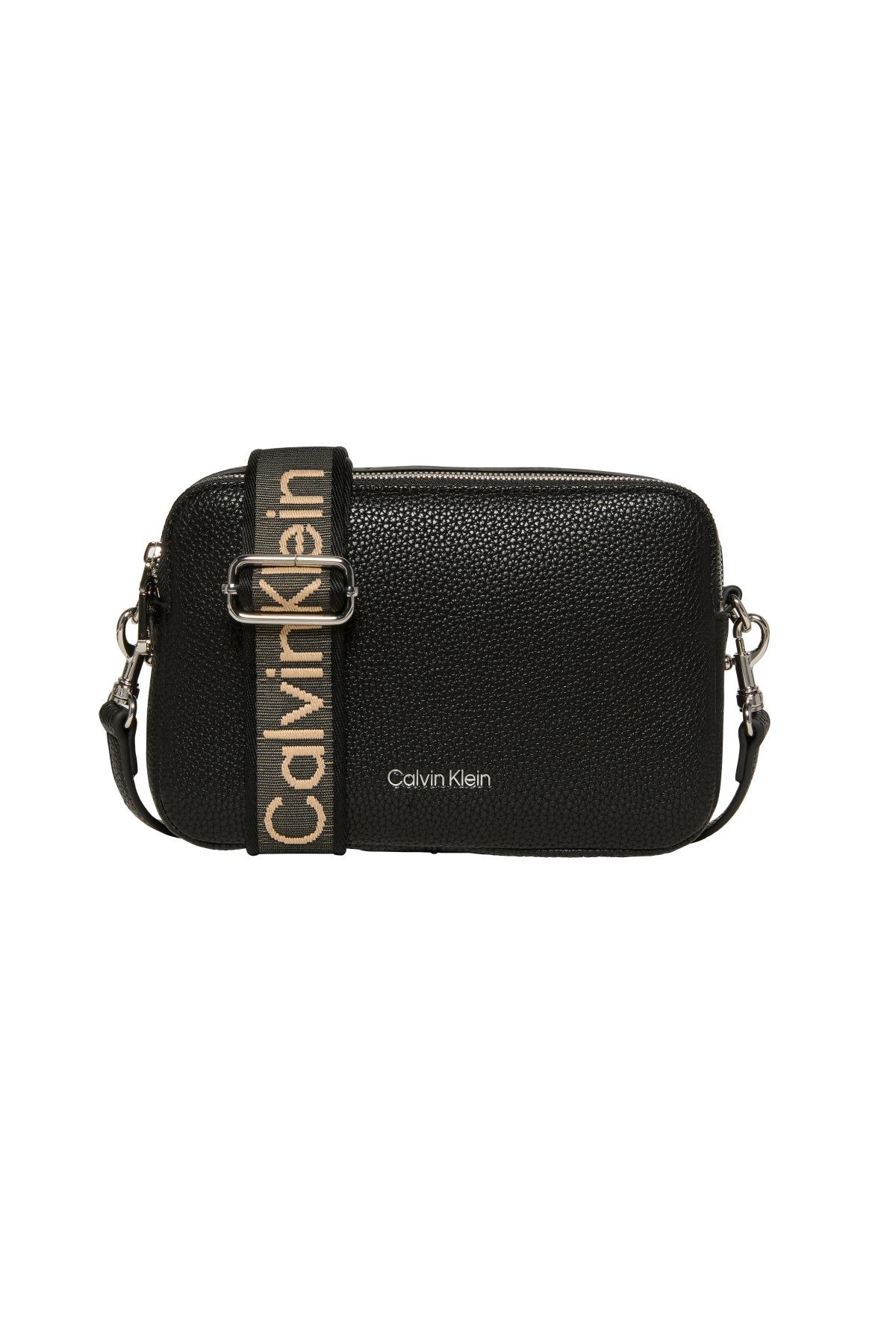 CALVIN KLEIN LV04F3656G WEBBING 2X STRAP CAMERA en color NEGRO (1)