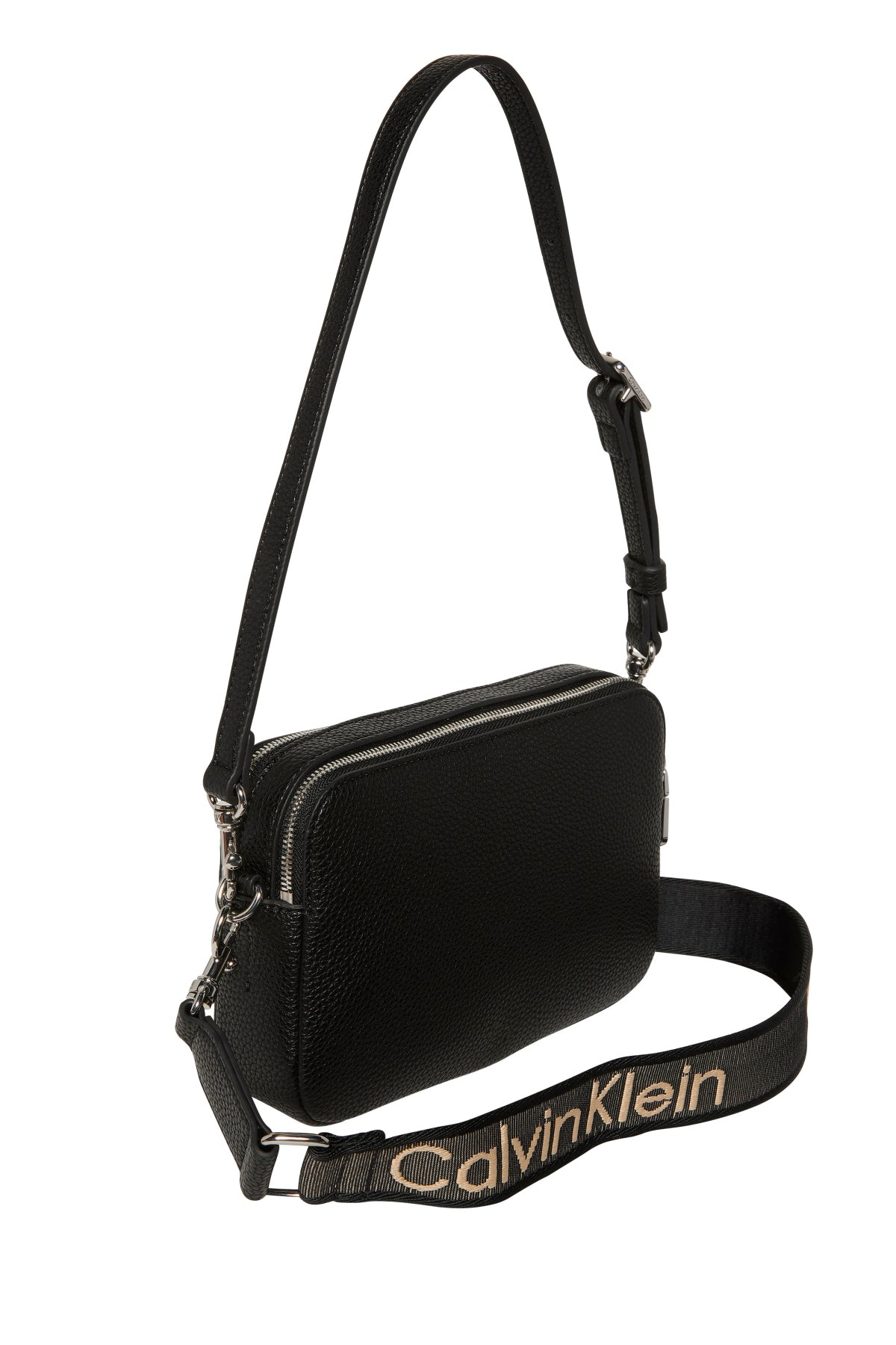 CALVIN KLEIN LV04F3656G WEBBING 2X STRAP CAMERA en color NEGRO (2)
