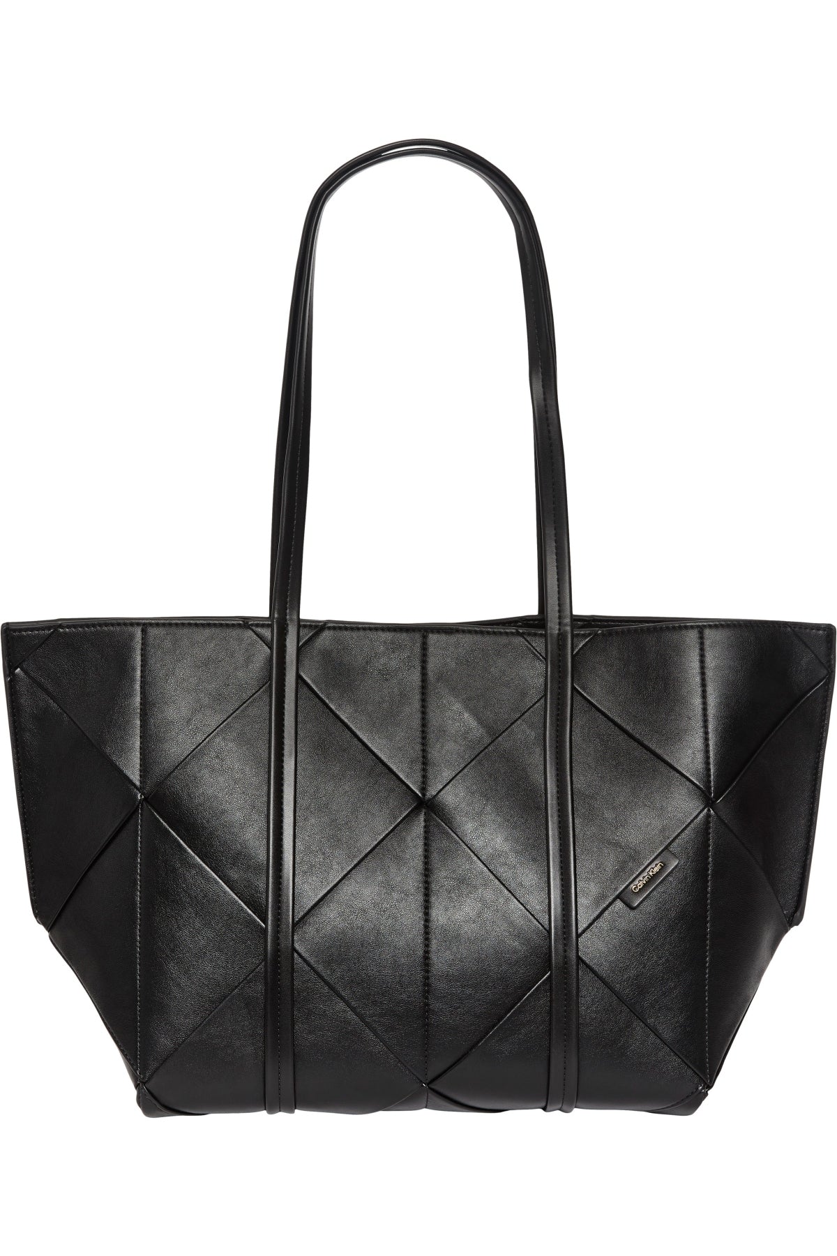 CALVIN KLEIN LV04F3548G WOVEN MEDIUM CARRYALL en color NEGRO (2)