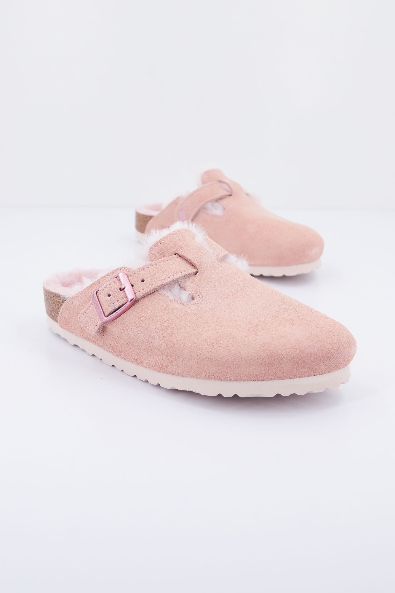 BIRKENSTOCK BOSTON SHEARLING VL en color ROSA (1)