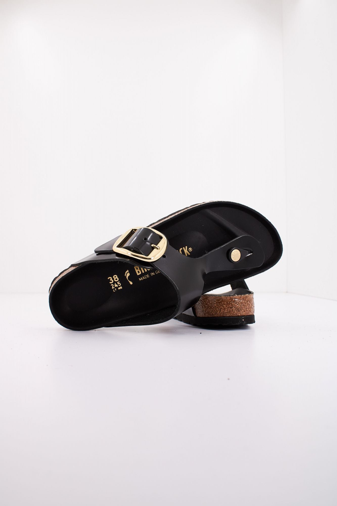 BIRKENSTOCK GIZEH NATURAL BUCKLE en color NEGRO (4)