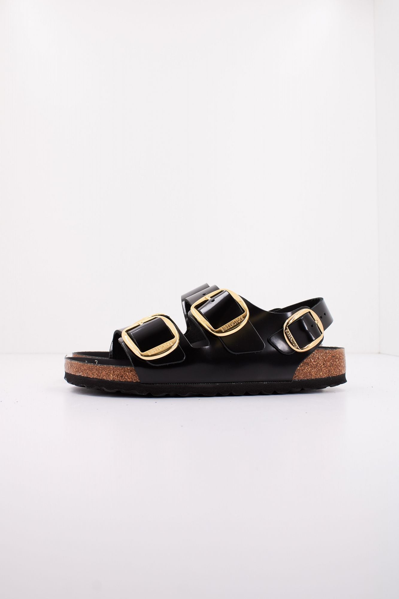 BIRKENSTOCK MILANO BIG BUCKLE NATURAL en color NEGRO (1)