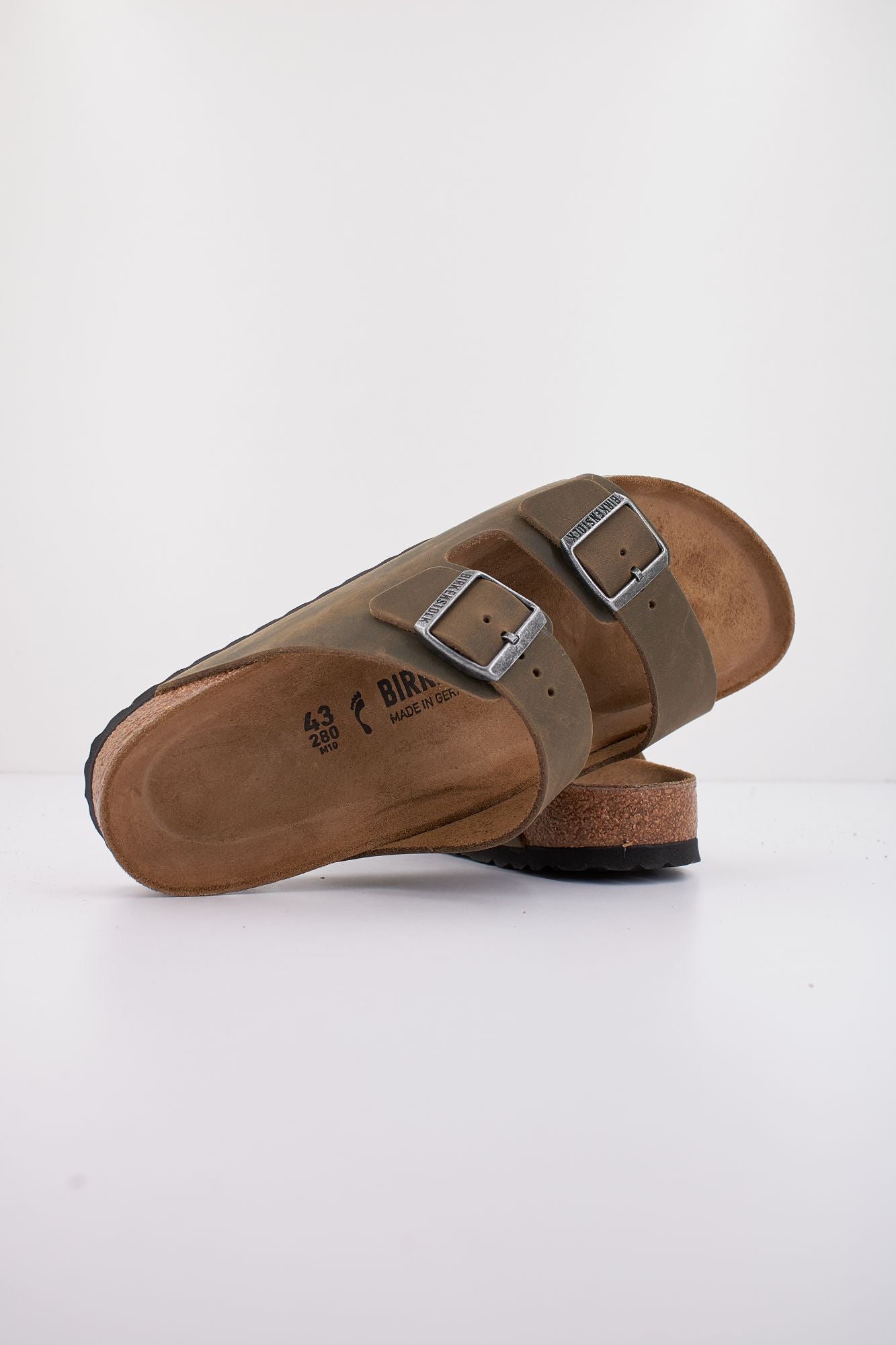 BIRKENSTOCK ARIZONA OILED LEATHER en color VERDE (4)