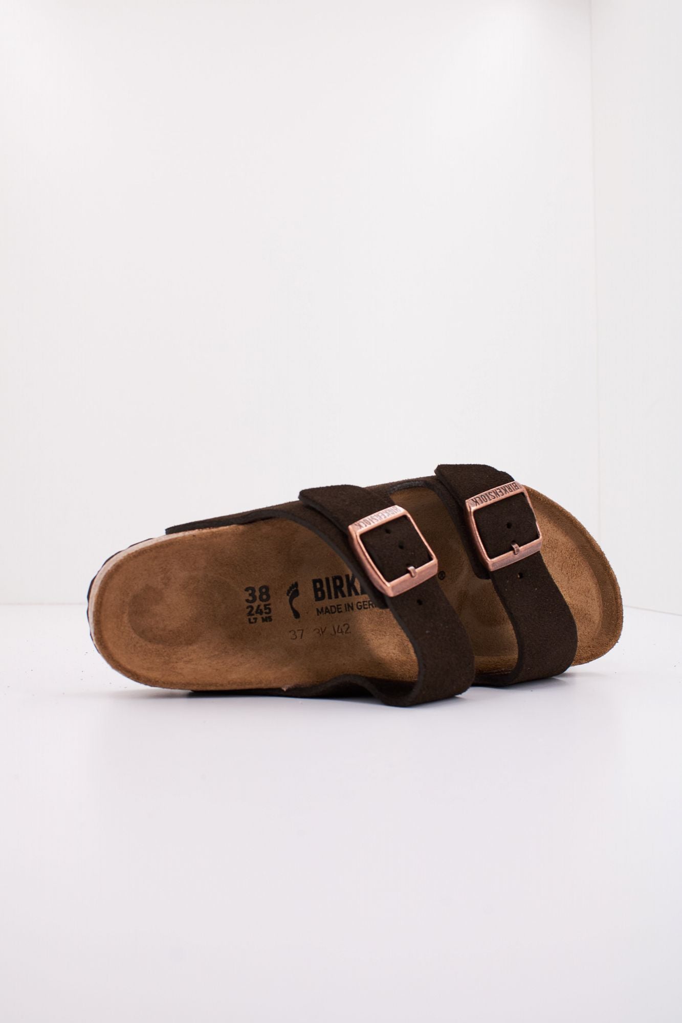 BIRKENSTOCK ARIZONA SUEDE LEATHER en color MARRON (4)