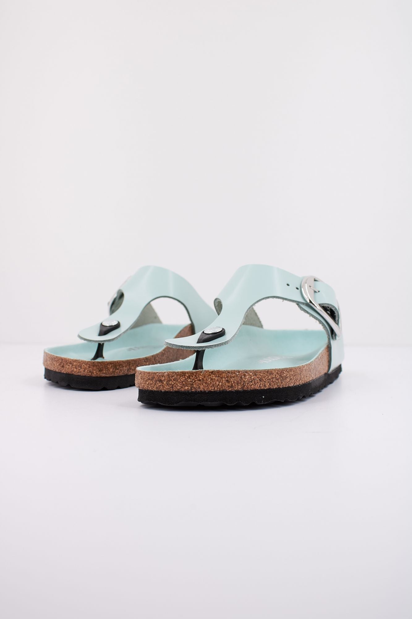 BIRKENSTOCK GIZEH BIG BUCKLE NATURAL en color AZUL (2)