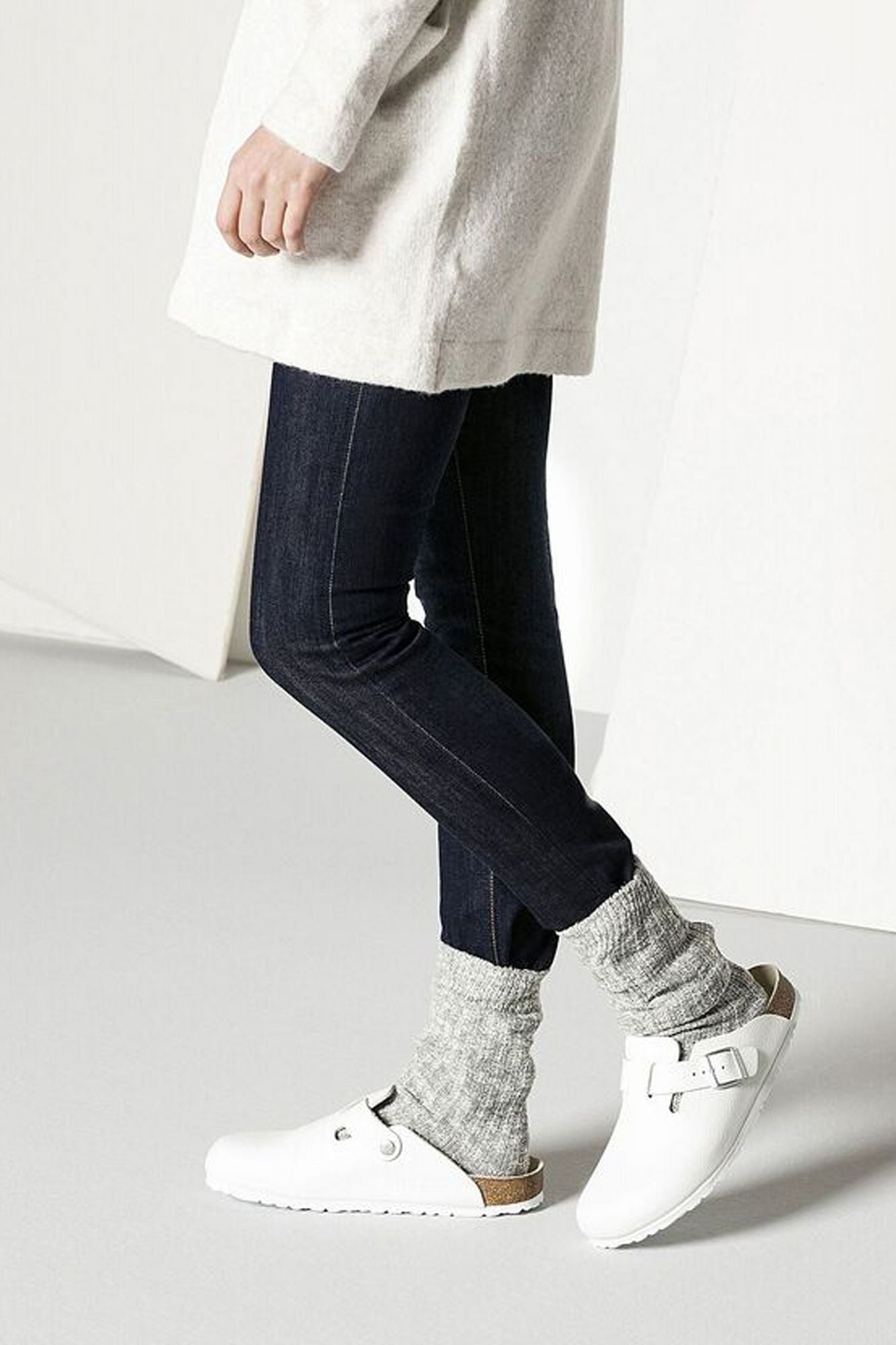 BIRKENSTOCK COTTON SLUB WOMEN en color BEIS (4)