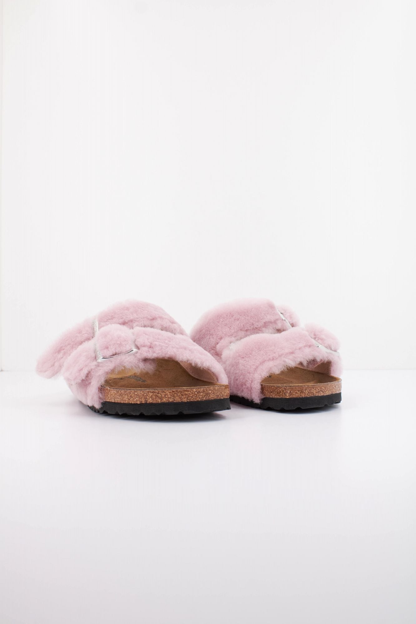 BIRKENSTOCK ARIZONA SHEARLING RIVET LOGO OS en color ROSA (2)