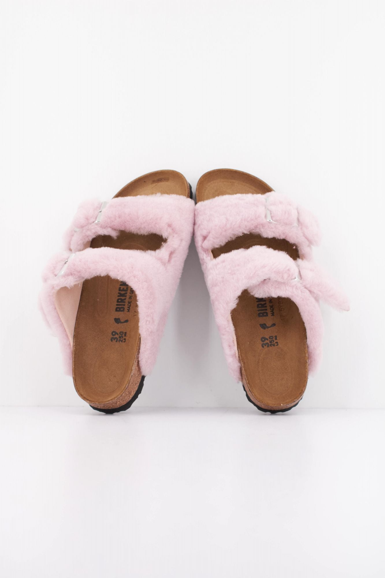 BIRKENSTOCK ARIZONA SHEARLING RIVET LOGO OS en color ROSA (3)