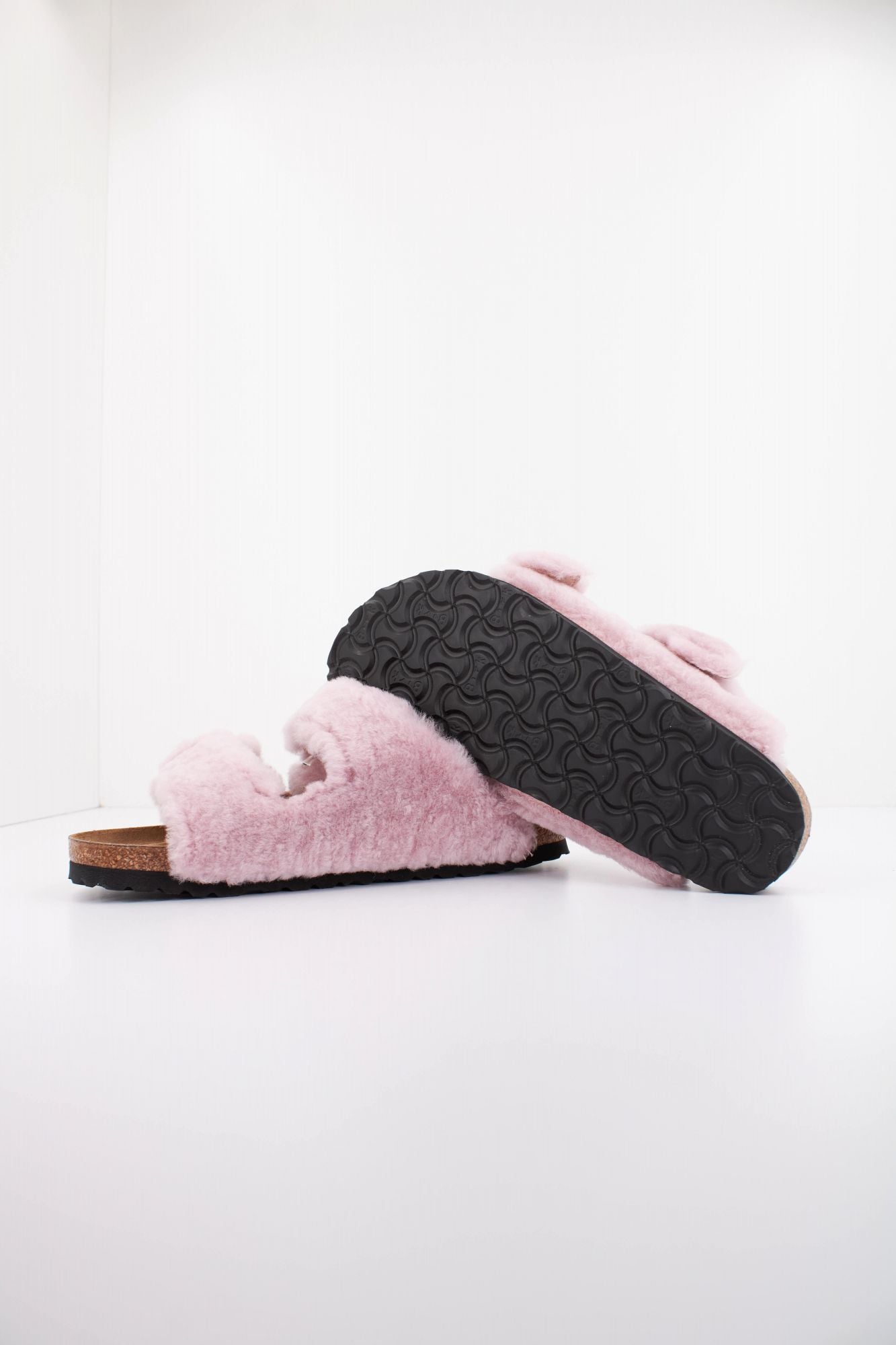 BIRKENSTOCK ARIZONA SHEARLING RIVET LOGO OS en color ROSA (5)