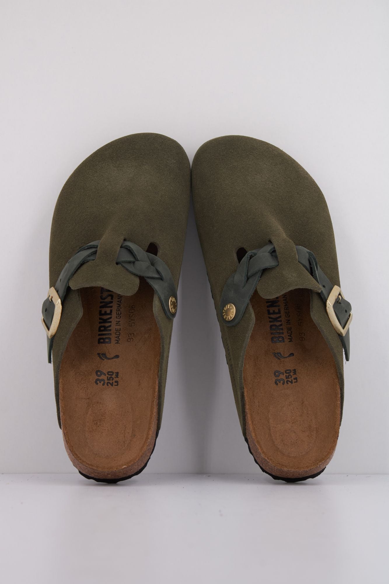 BIRKENSTOCK BOSTON BRAIDED en color VERDE (3)