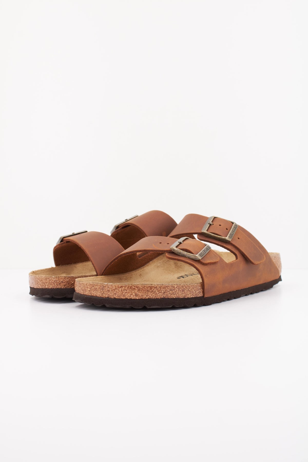 BIRKENSTOCK ARIZONA LEATHER OILED en color MARRON (2)