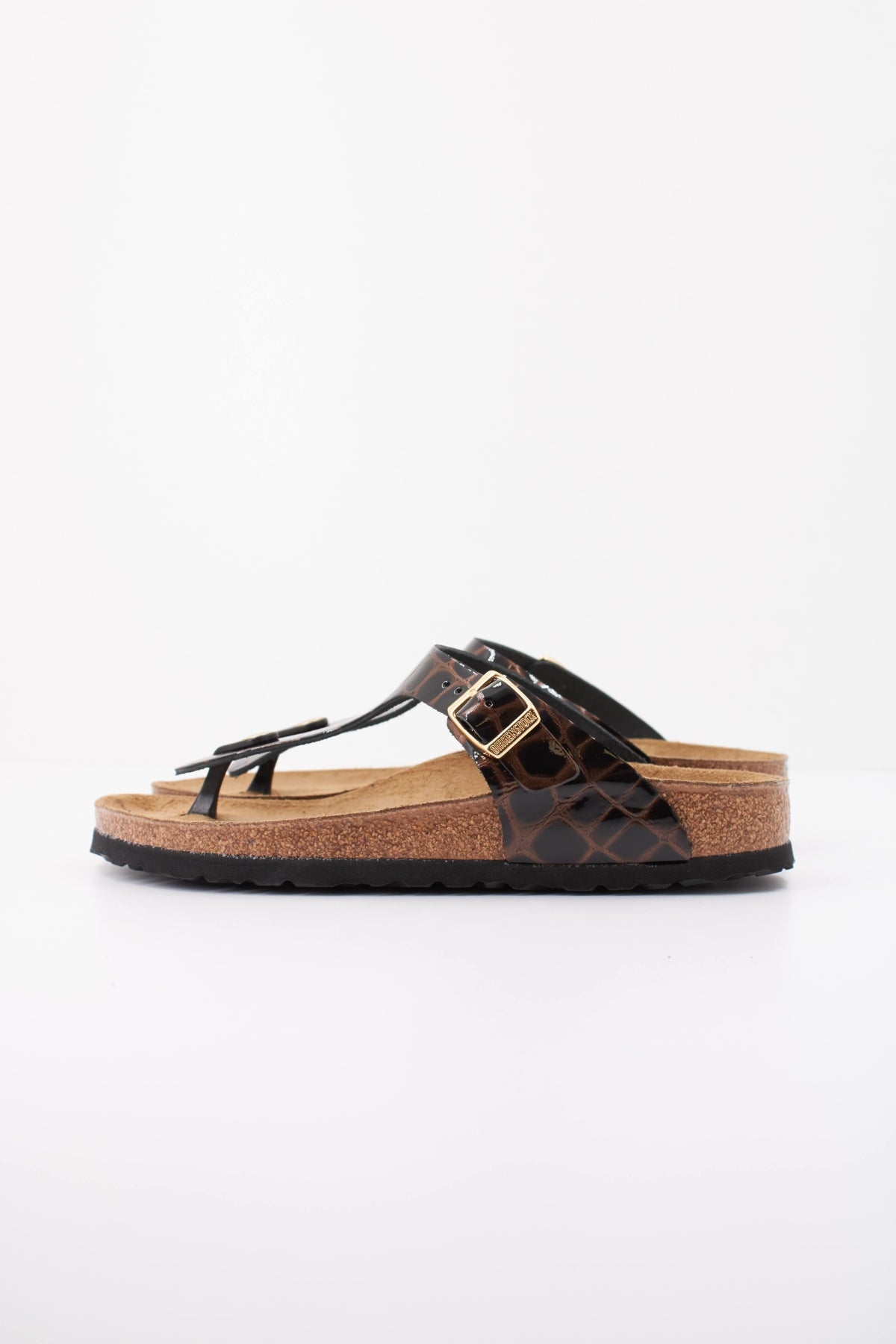 BIRKENSTOCK GIZEH LEATHER en color MARRON (1)