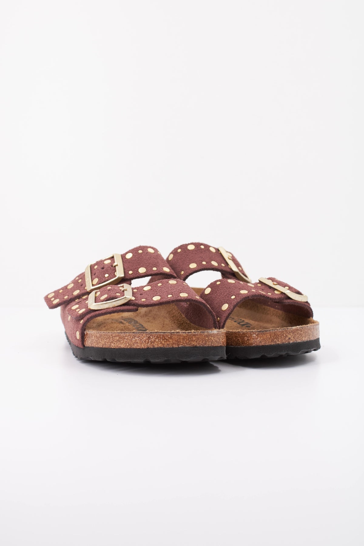 BIRKENSTOCK ARIZONA RIVETS SUEDE en color MARRON (2)