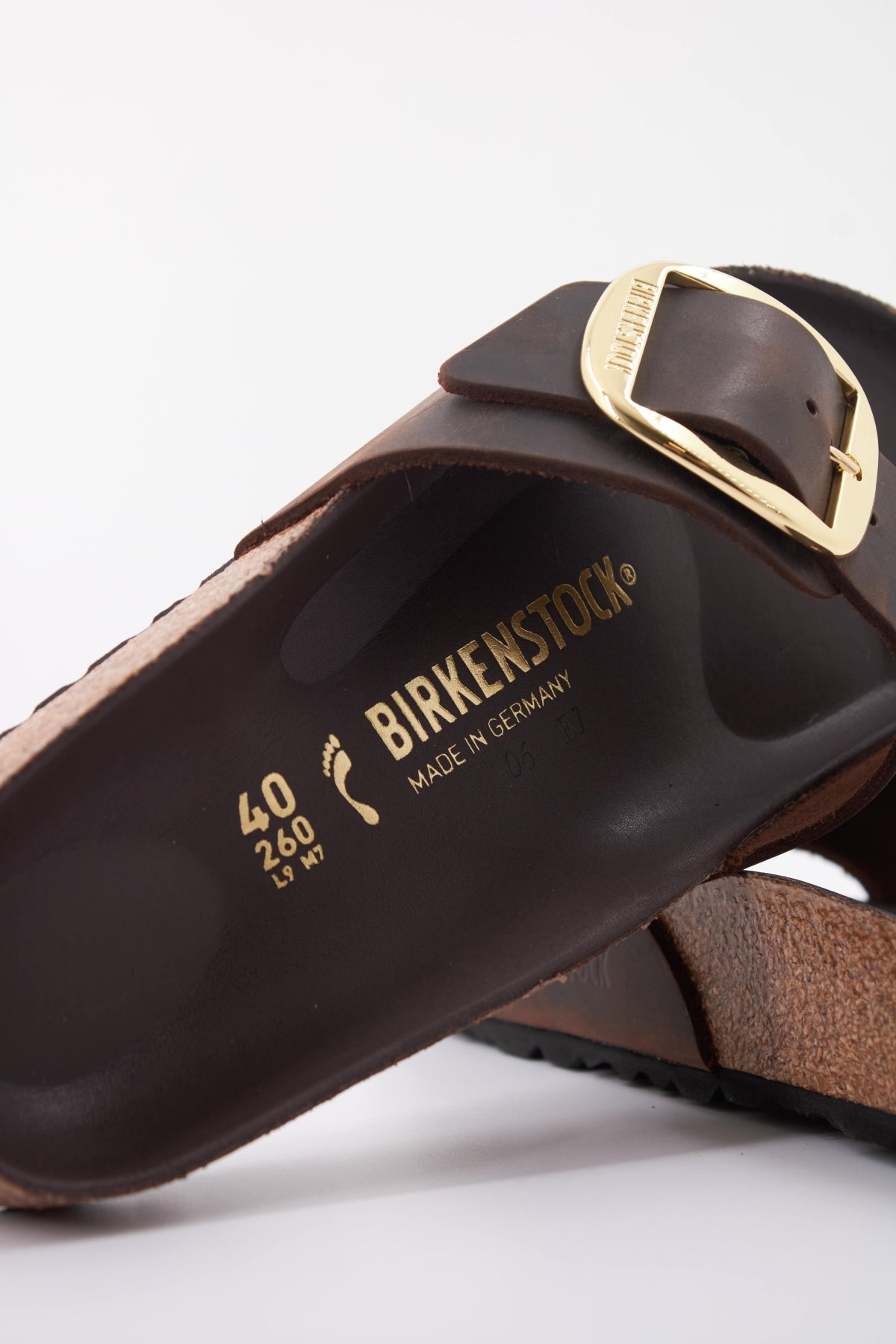 BIRKENSTOCK MADRID BIG BUCKLE OILED en color MARRON (5)