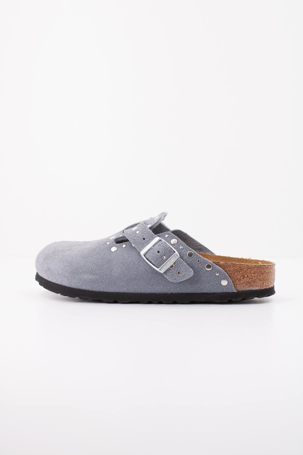 BIRKENSTOCK BOSTON RIVETS SUEDE LEATH en color AZUL (1)