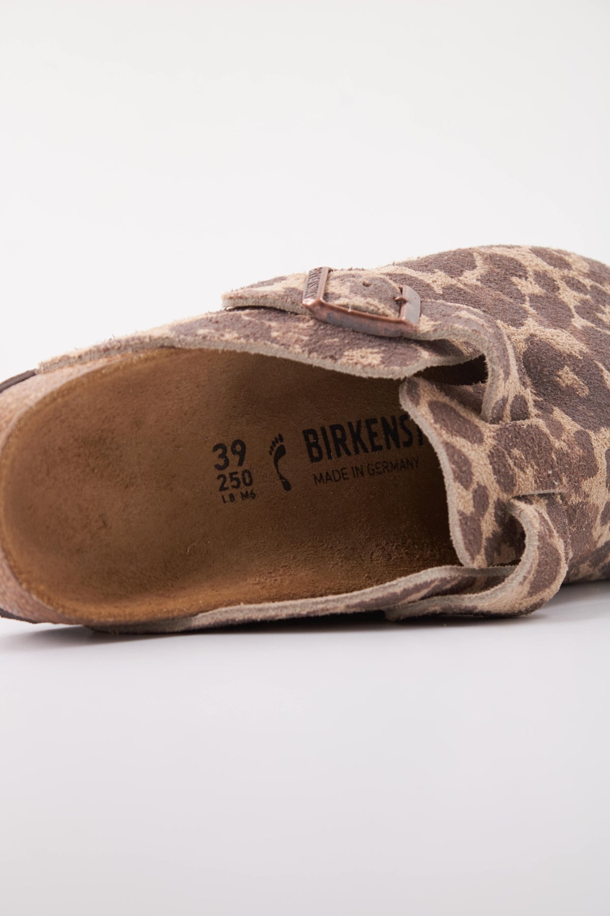 BIRKENSTOCK BOSTON SUEDE LEATHER en color ANIMAL PRINT (5)
