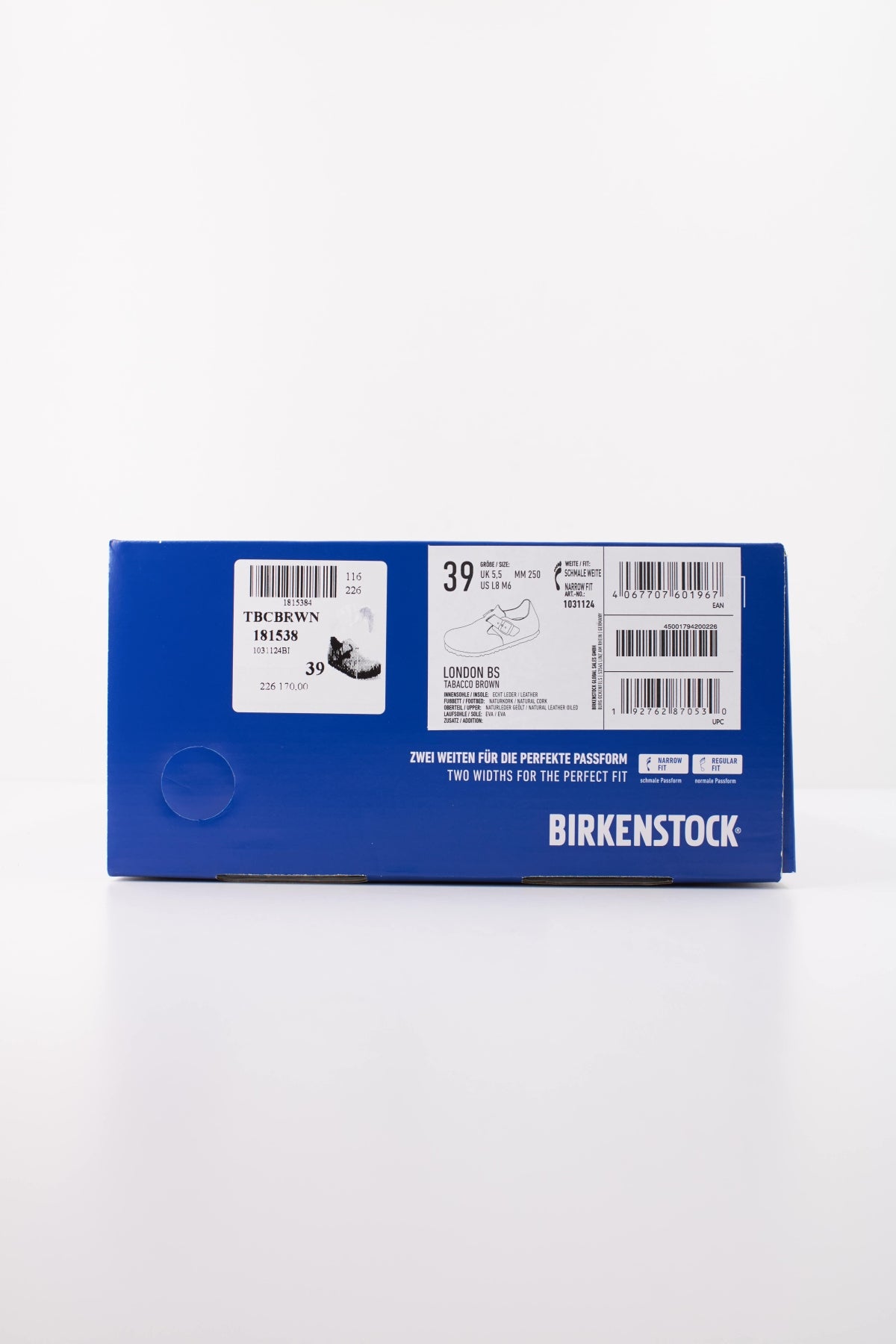 BIRKENSTOCK 1031124BI LONDON OILED LEATHER en color MARRON CLARO (6)