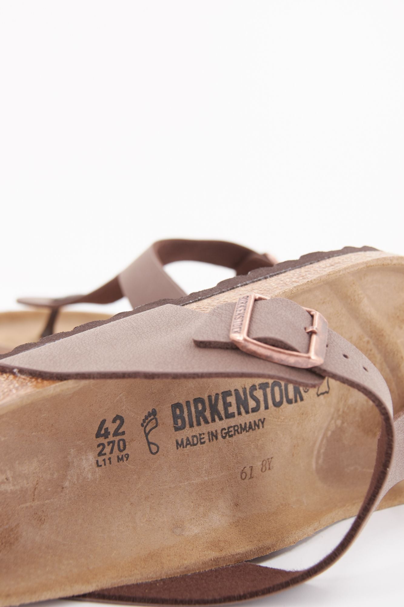 BIRKENSTOCK GIZEH BF en color MARRON (4)