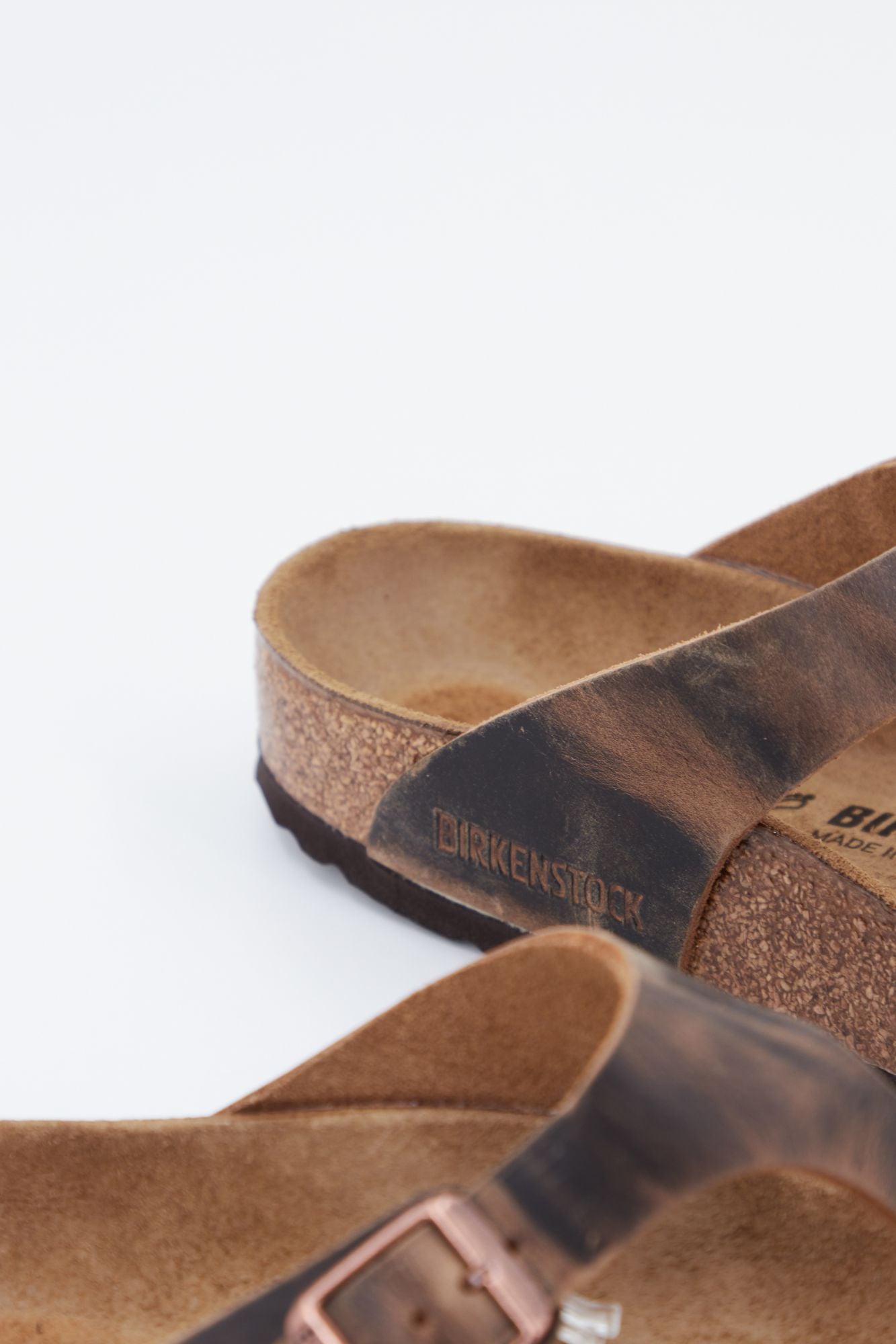 BIRKENSTOCK Gizeh NU Oiled en color MARRON (4)