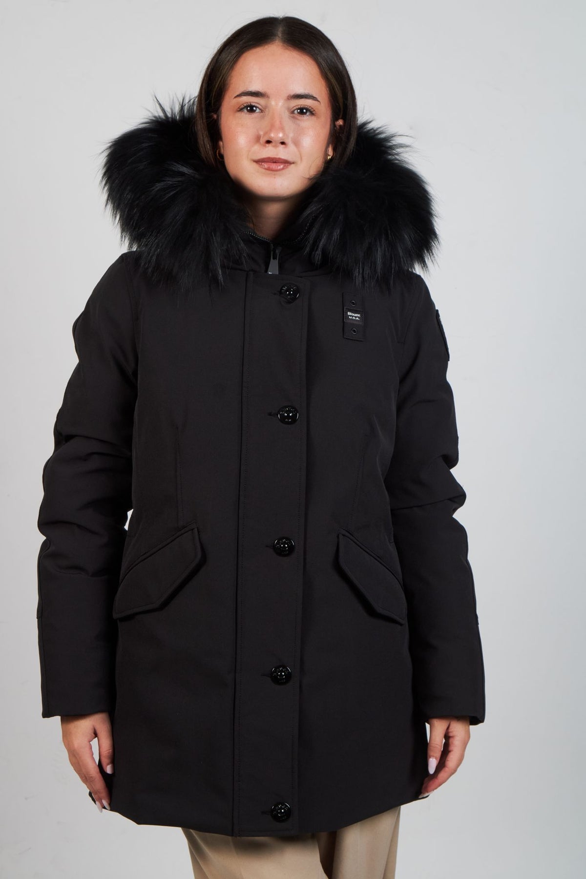 BLAUER BLOUSON ACOLCHADO 23WBLDB03144 en color NEGRO (1)