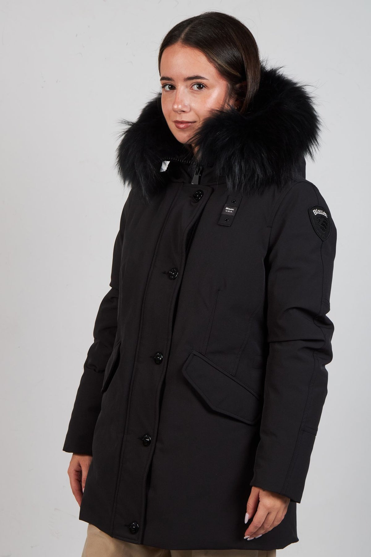 BLAUER BLOUSON ACOLCHADO 23WBLDB03144 en color NEGRO (2)