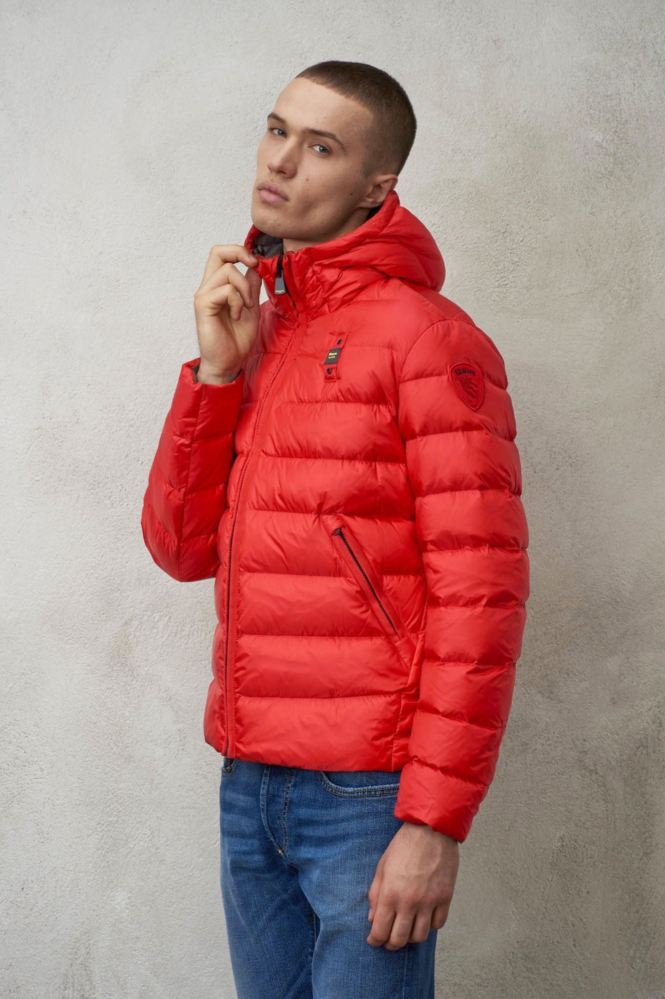 BLAUER GIUBBINI CORTI IMBOTTITO en color ROJO (1)