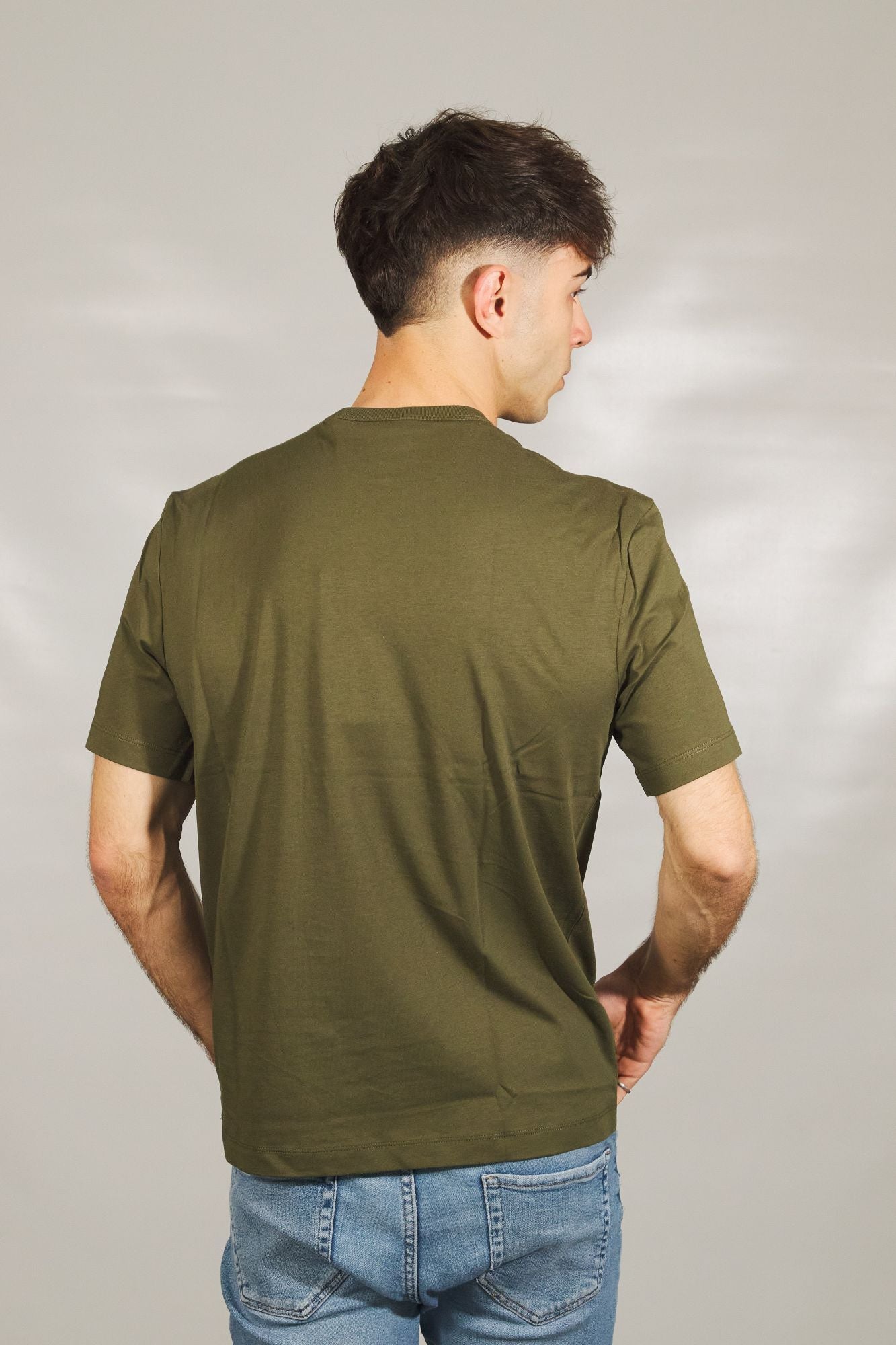 BLAUER T-SHIRT MANICA CORTA en color VERDE (3)
