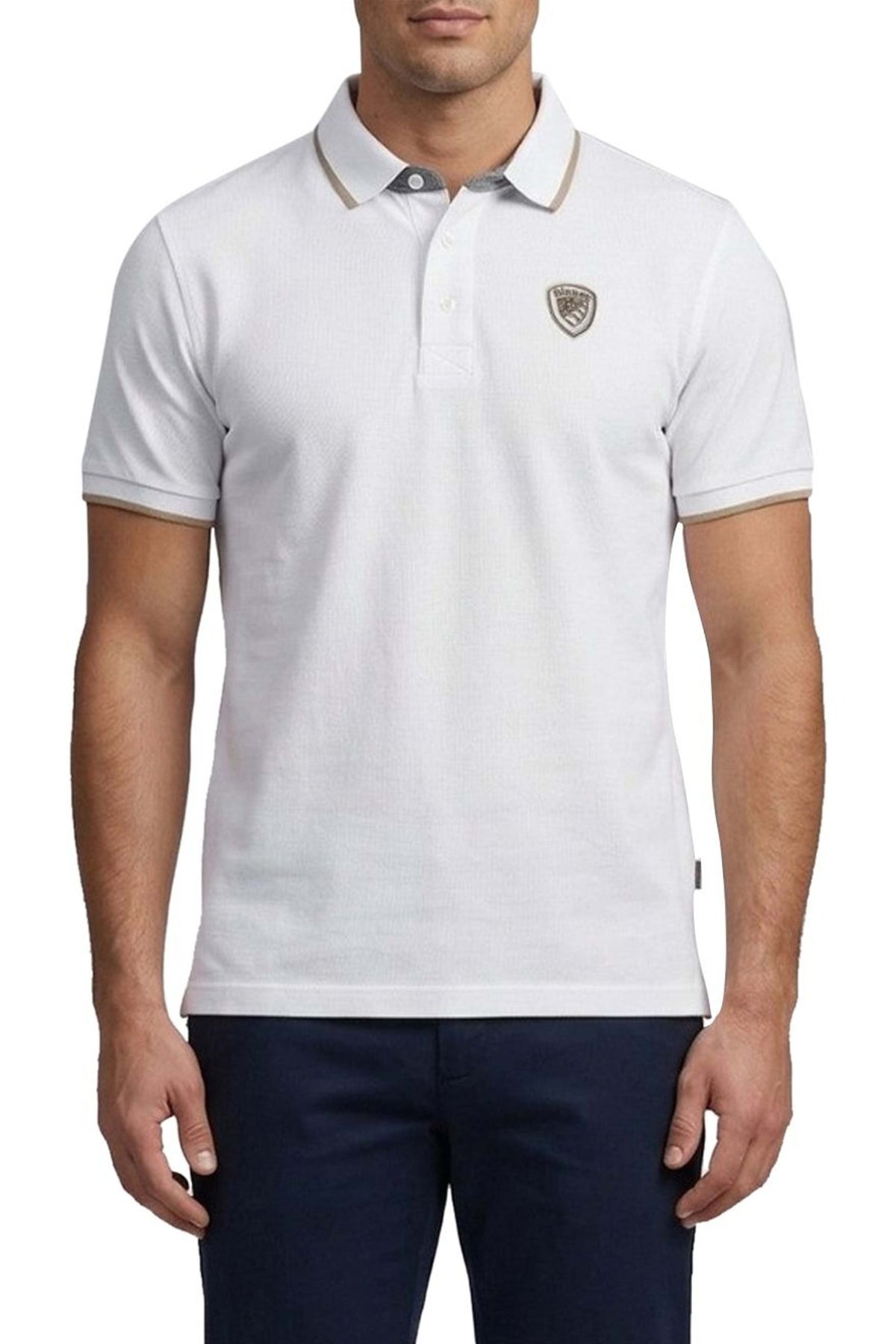 BLAUER POLO DAMON en color BLANCO (1)