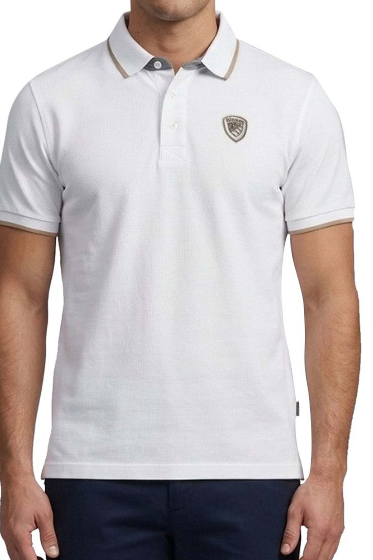 BLAUER POLO DAMON en color BLANCO (3)