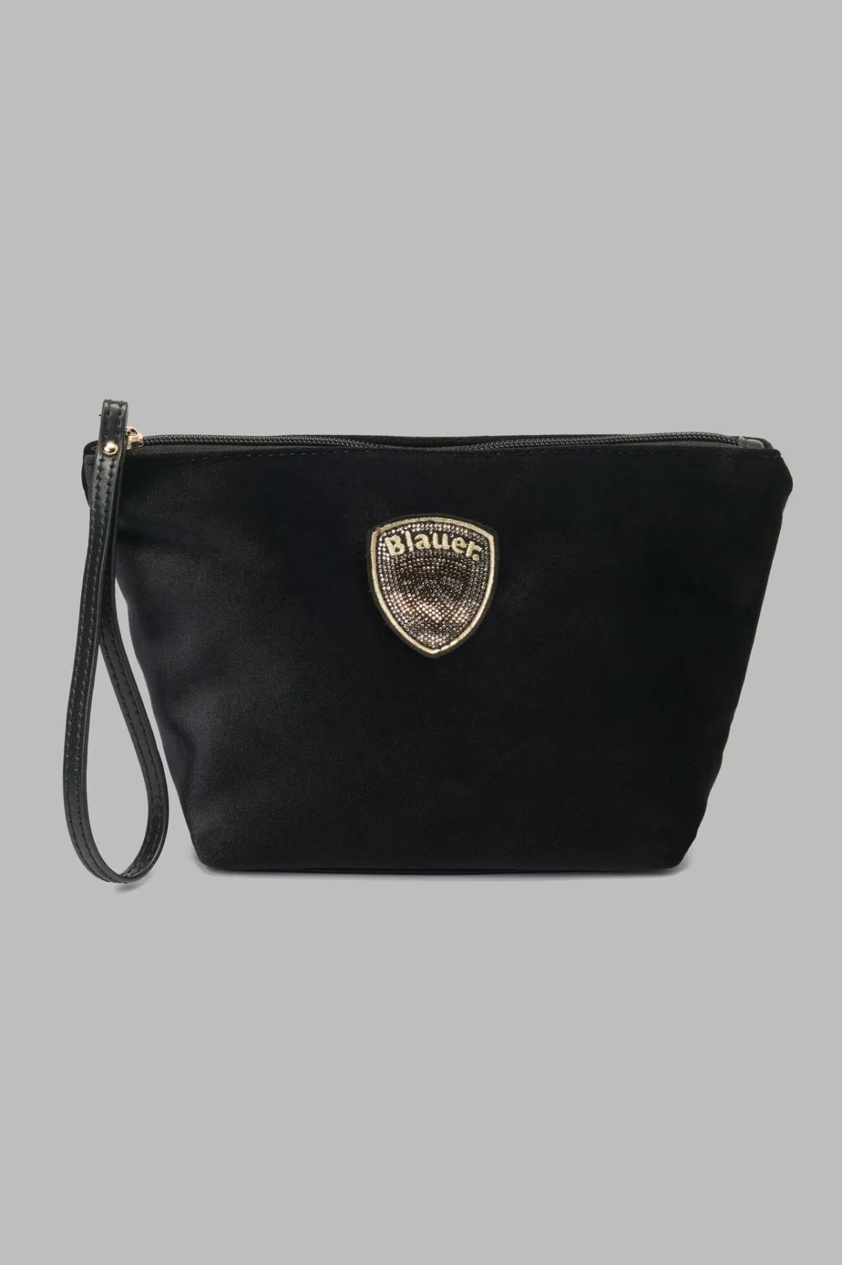 BLAUER VELVET POLYESTER CLUTCH en color (1)
