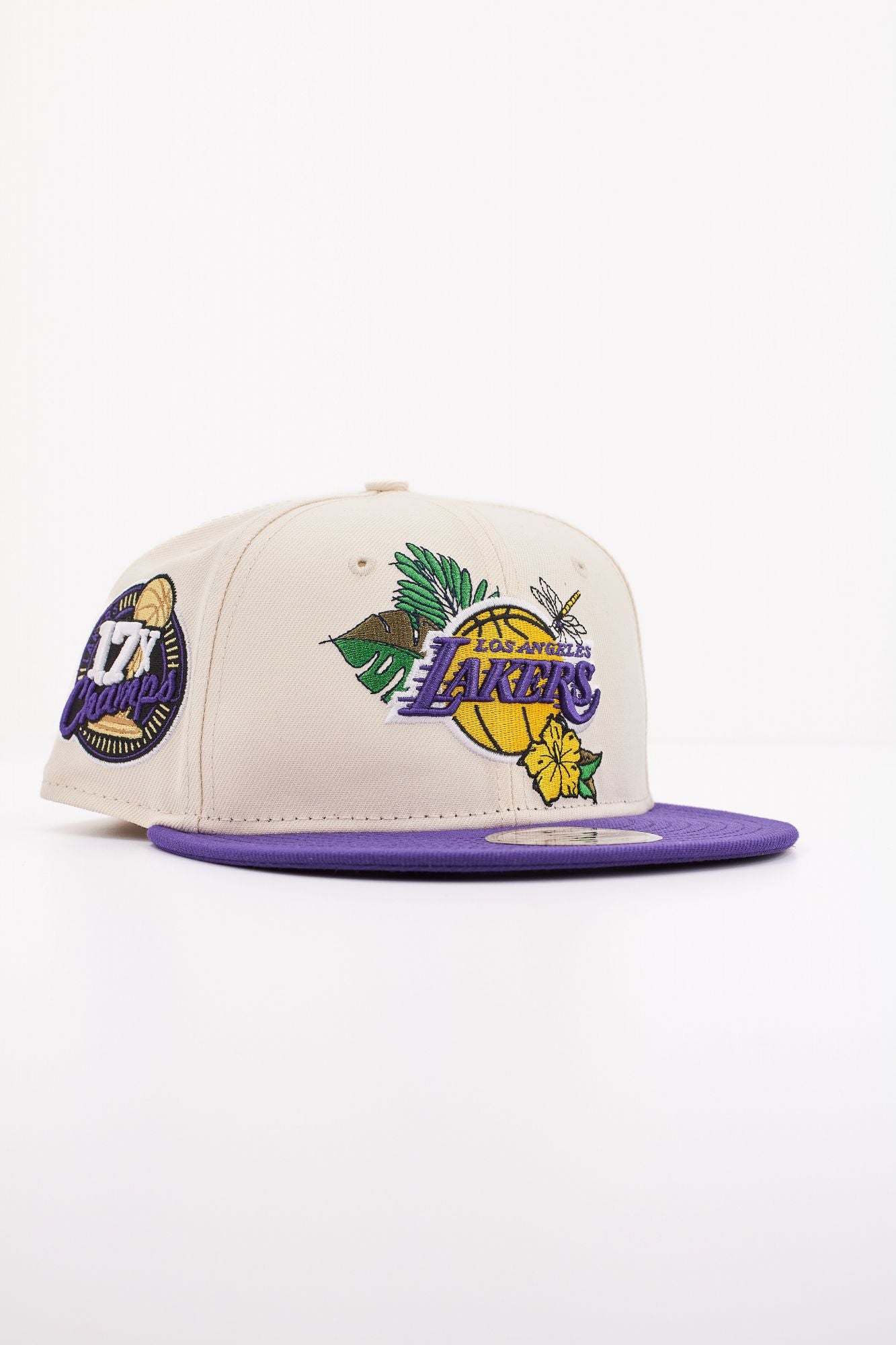 NEW ERA NBA FLORAL 9FIFTY LOSLAK en color BEIS (2)