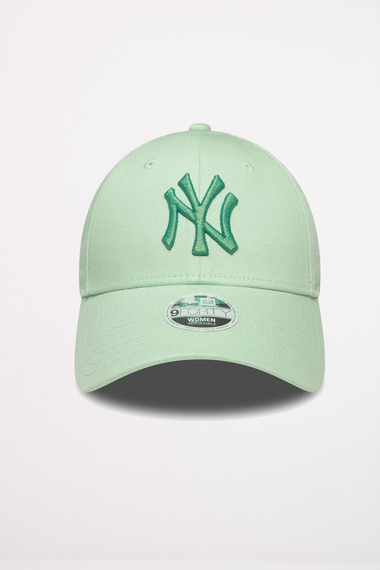 NEW ERA NEW YORK YANKEES WOMENS METALLIC PASTEL GREEN 9FORTY ADJUSTABLE en color VERDE (2)