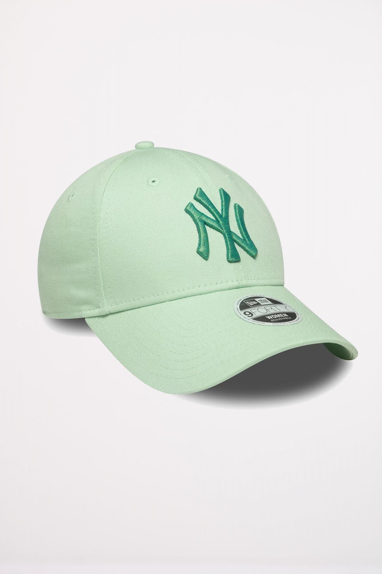 NEW ERA NEW YORK YANKEES WOMENS METALLIC PASTEL GREEN 9FORTY ADJUSTABLE en color VERDE (3)