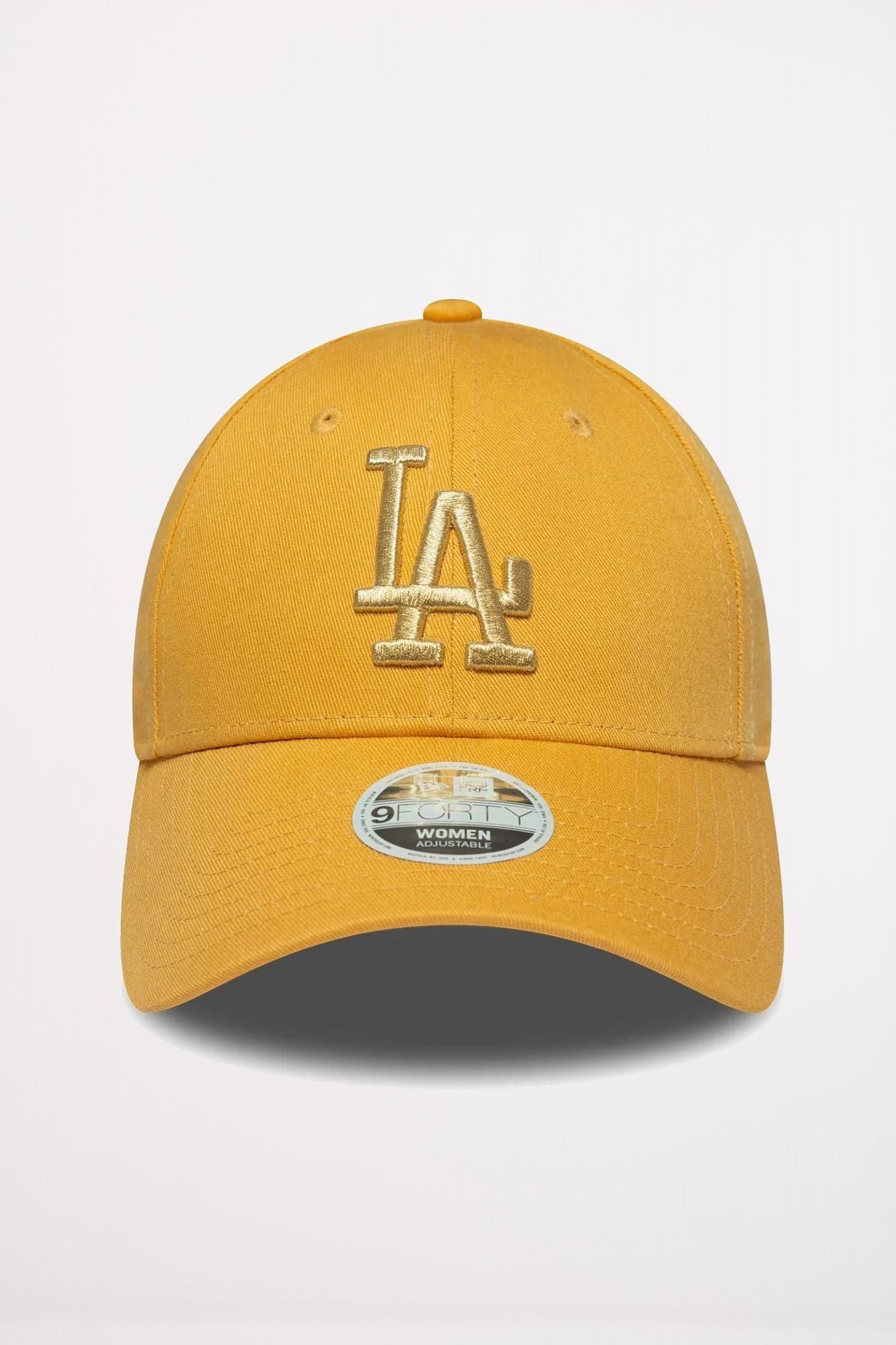 NEW ERA LA DODGERS WOMENS METALLIC YELLOW 9FORTY ADJUSTABLE CAP en color AMARILLO (2)