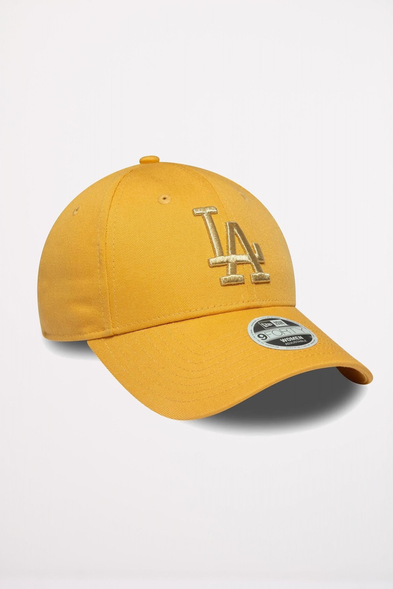 NEW ERA LA DODGERS WOMENS METALLIC YELLOW 9FORTY ADJUSTABLE CAP en color AMARILLO (3)