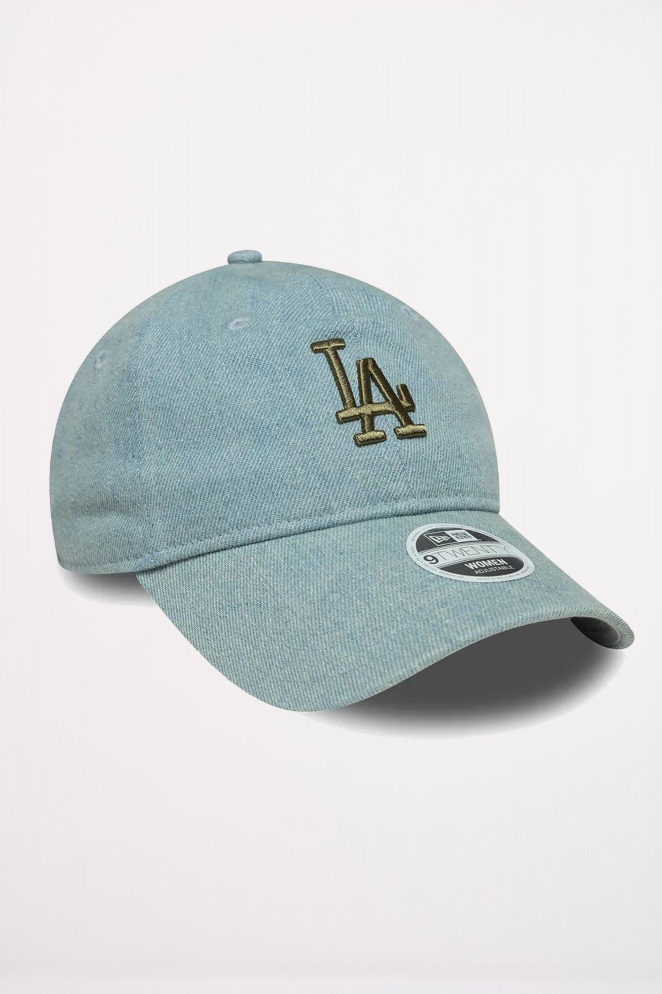 NEW ERA LA DODGERS WOMENS MLB DENIM PASTEL BLUE 9TWENTY ADJUSTABLE CAP en color AZUL (3)