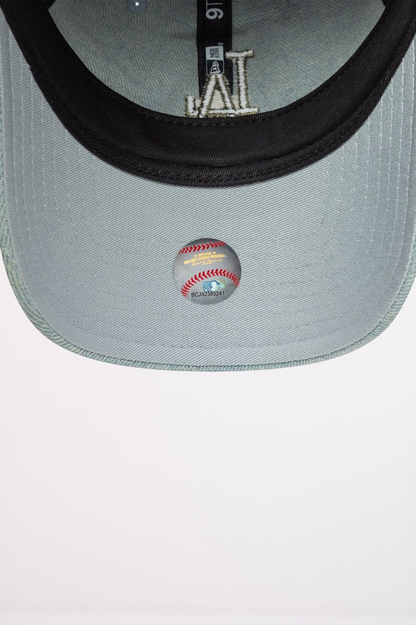 NEW ERA LA DODGERS WOMENS MLB DENIM PASTEL BLUE 9TWENTY ADJUSTABLE CAP en color AZUL (5)