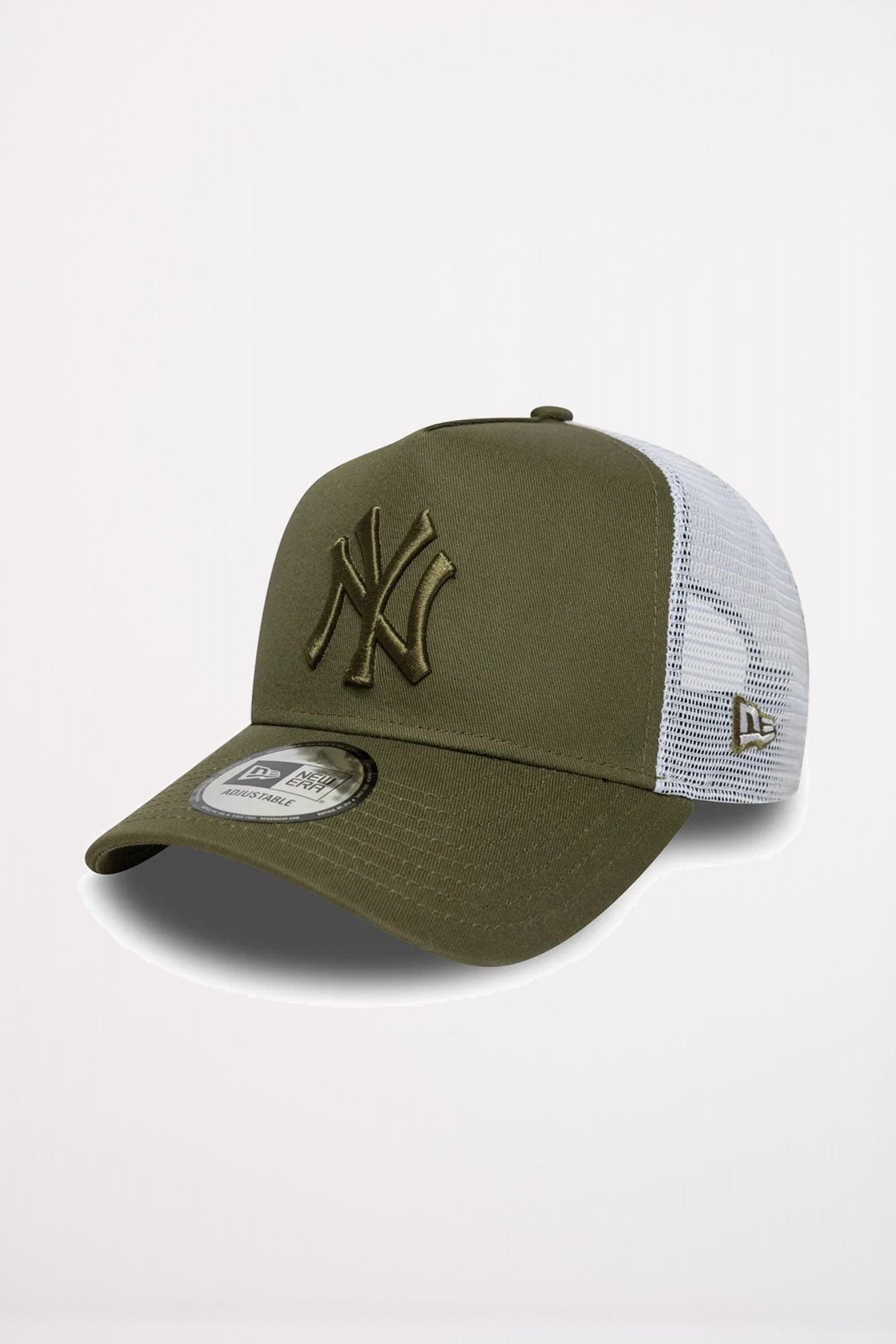 NEW ERA NEW YORK YANKEES MLB LEAGUE ESSENTIAL 9FORTY TRUCKER E-FRAME en color VERDE (1)