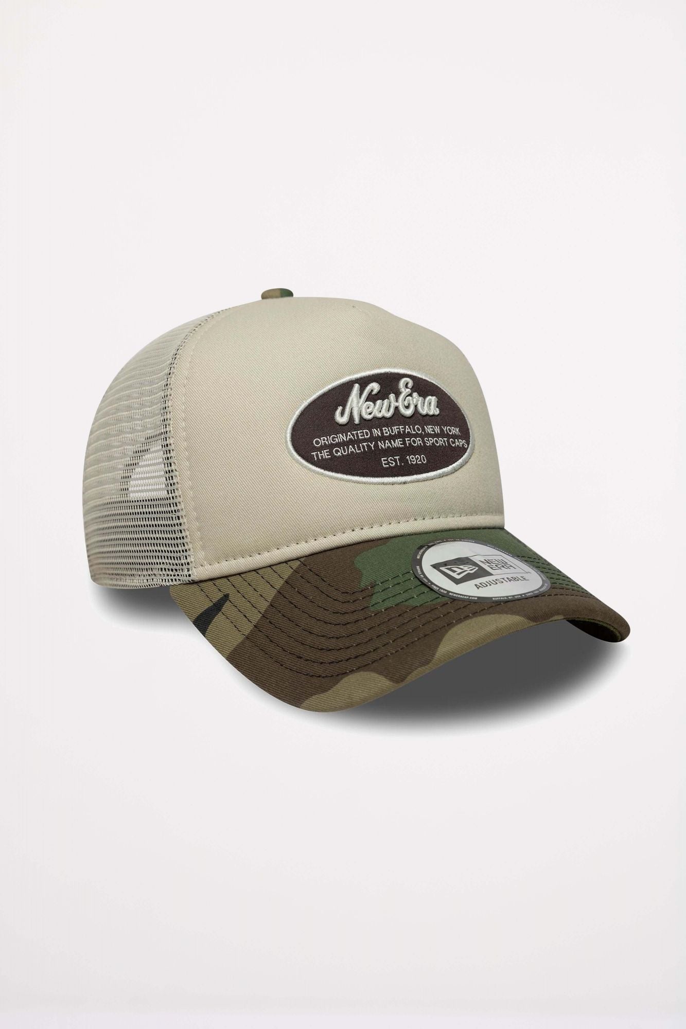 NEW ERA NEW ERA OVAL PATCH CREAM 9FORTY E-FRAME TRUCKER en color BEIS (3)