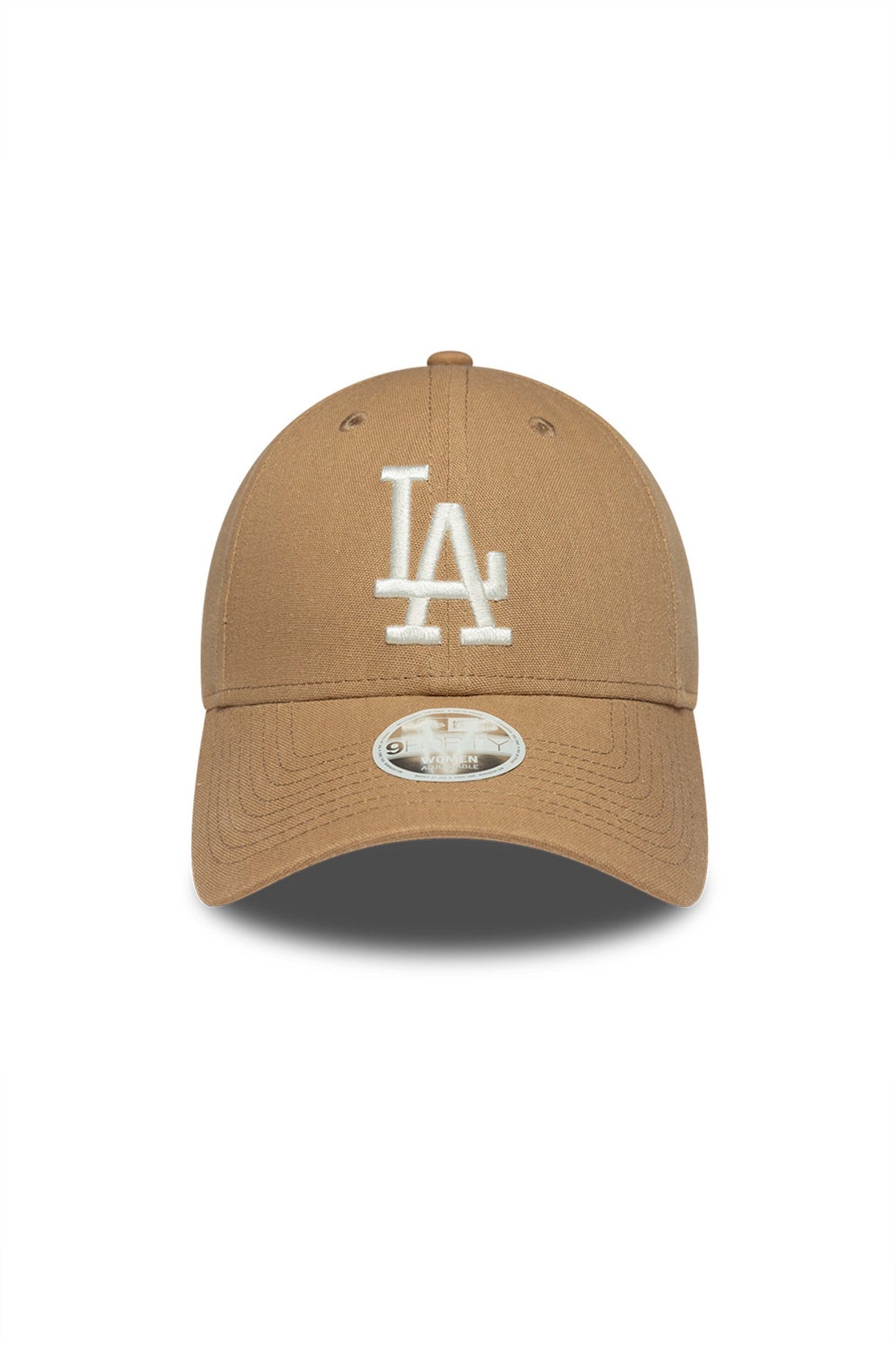 NEW ERA WMNS LINEN 9FORTY LOSDOD CAM en color MARRON (1)