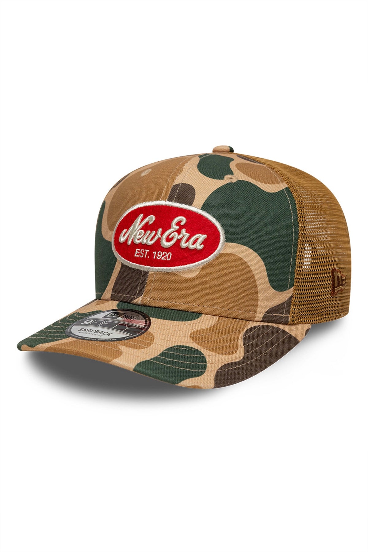 NEW ERA DUCK CAMO 9FIFTY TRUCKER NEWERA WHT en color ANIMAL PRINT (3)