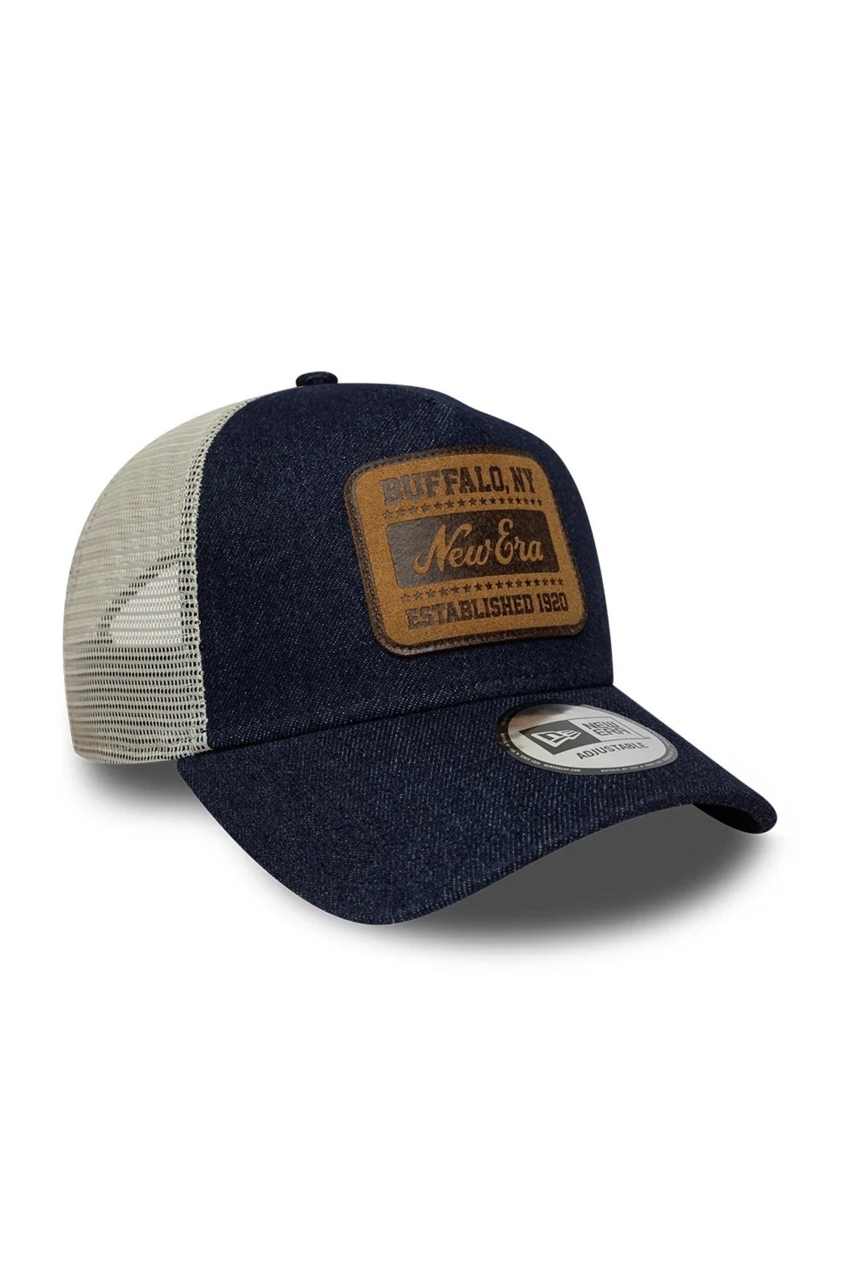 NEW ERA NE PATCH DENIM TRUCKER NEWERA en color AZUL (3)